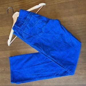 J. Crew - Favorite Fit Blue Corduroy Pants, Size 27 Short